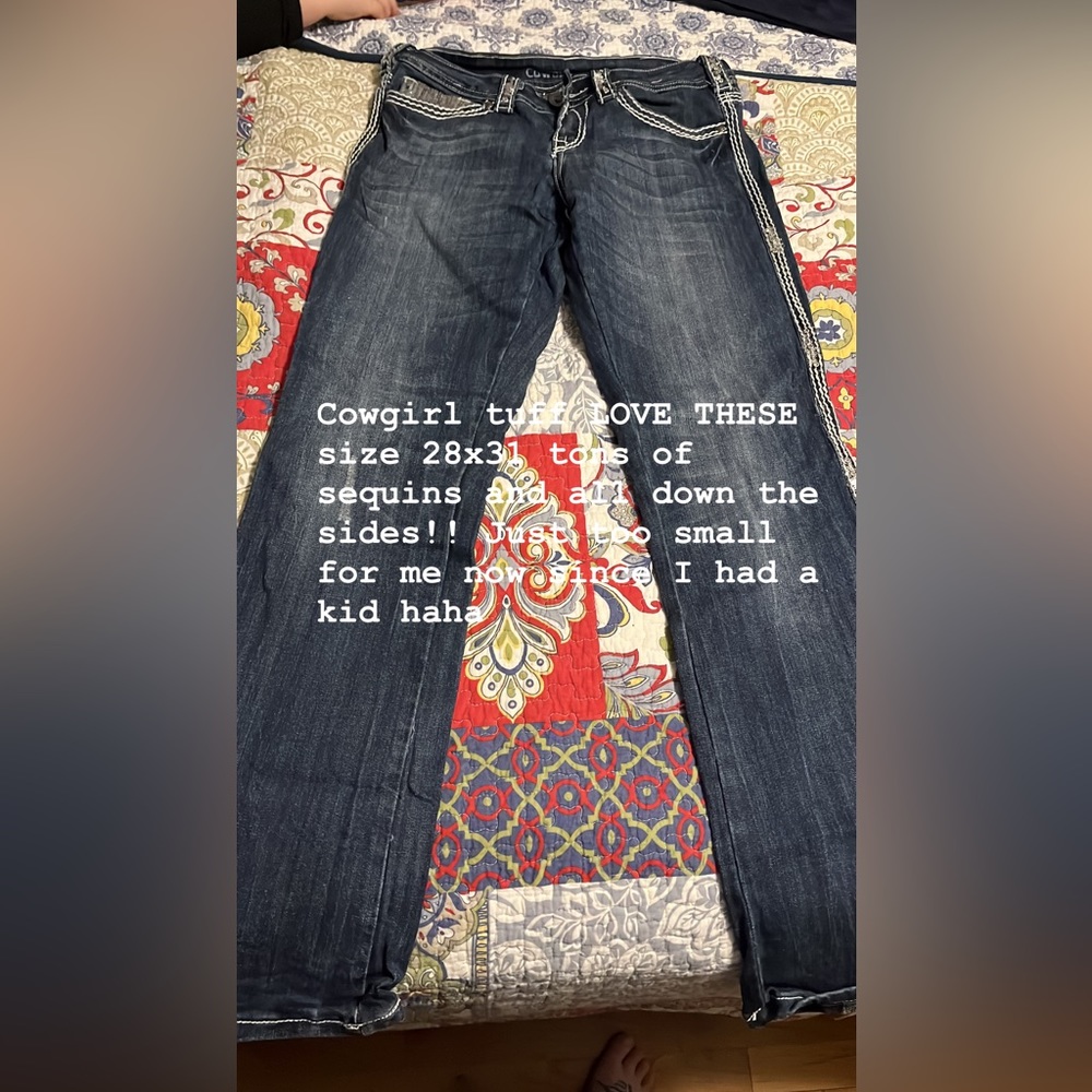 Cow girl tuff size 28